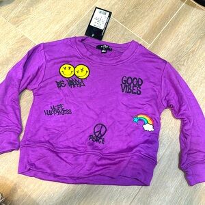 New : Flowets By Zoe sweatshirt size 4